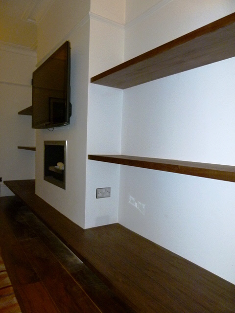 Upminster Walnut shelving
